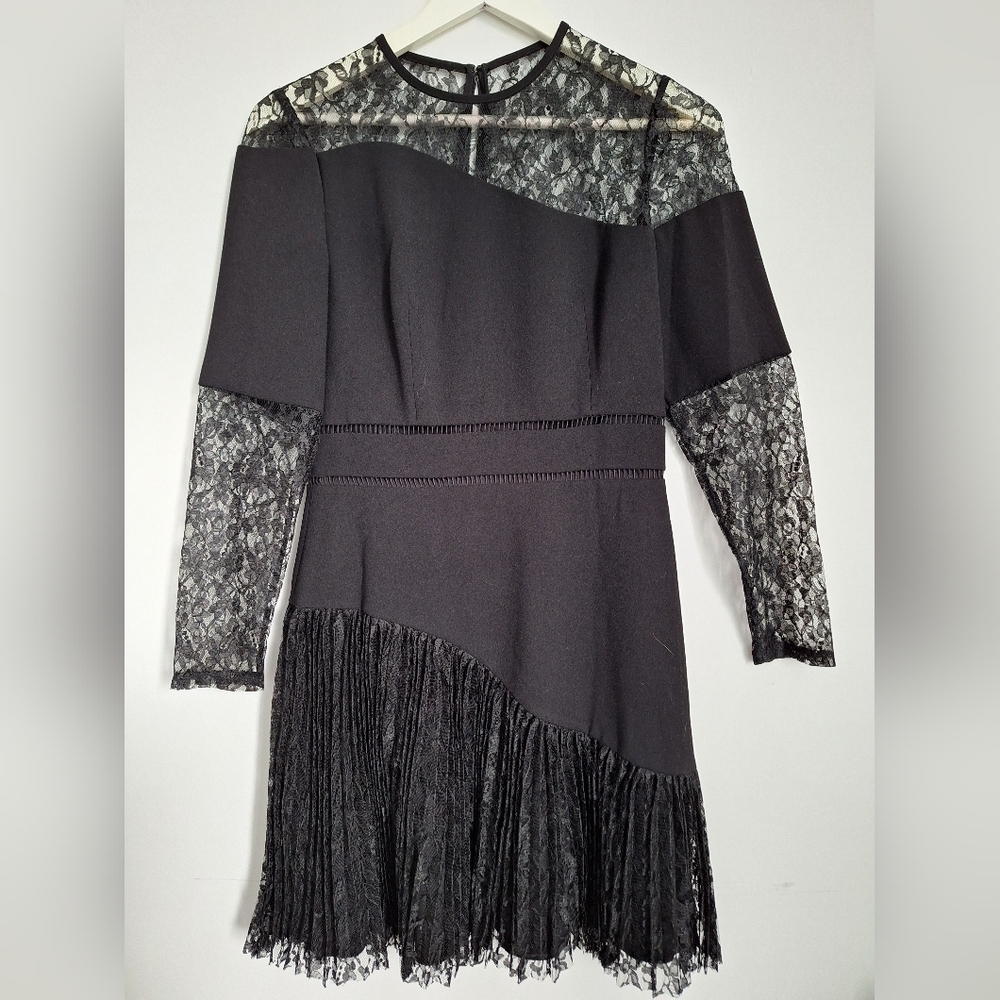 Whistles Black Lace Dress